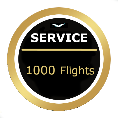 1000 Flights Award